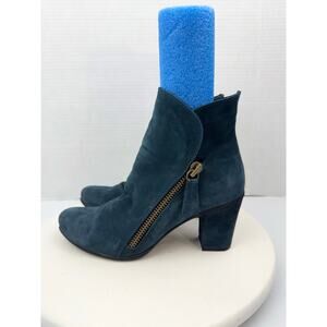 Bueno Yountville Womens EU 38 US 7.5 Indigo Blue Nubuck Bootie Ankle Boot Casual